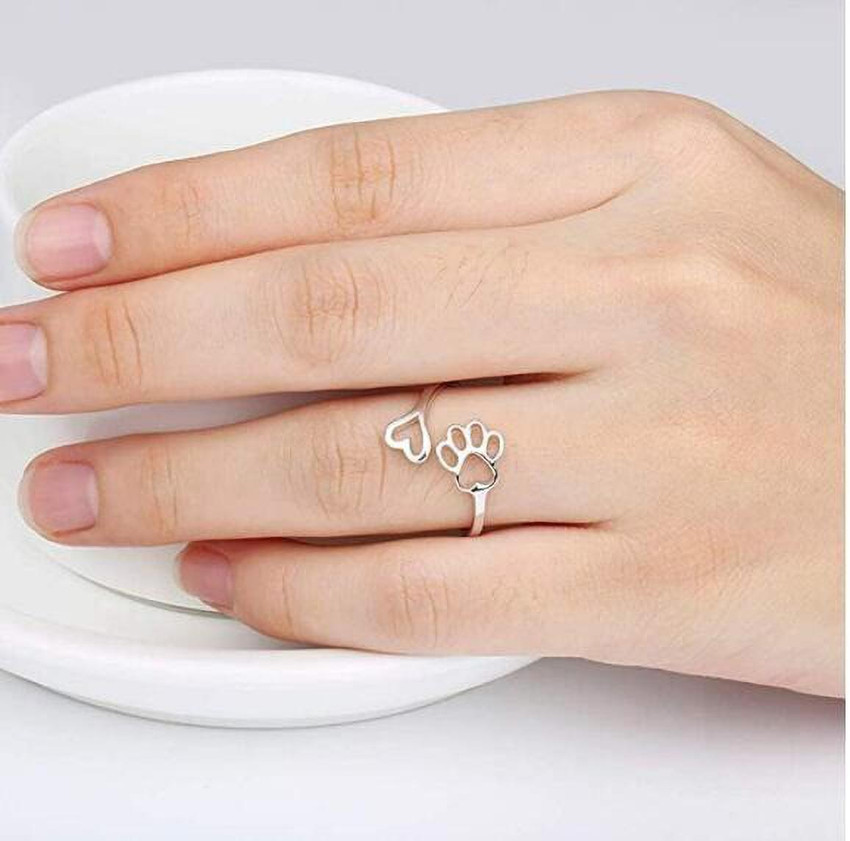 Paw ring silver new arrivals