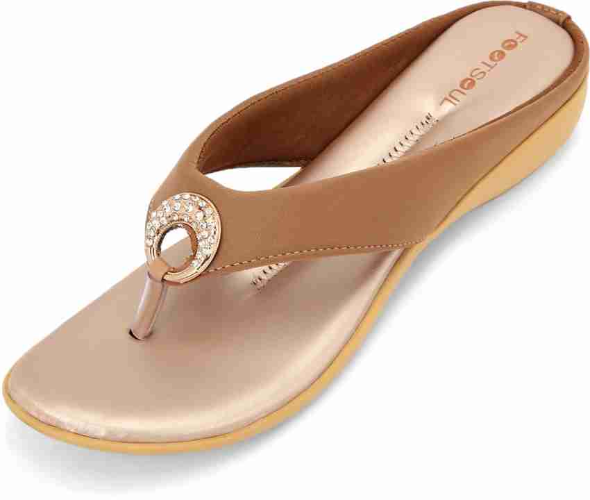 Buy Footsoul Women's Fiona Flats (Antique) Online at Best Prices in India -  JioMart.