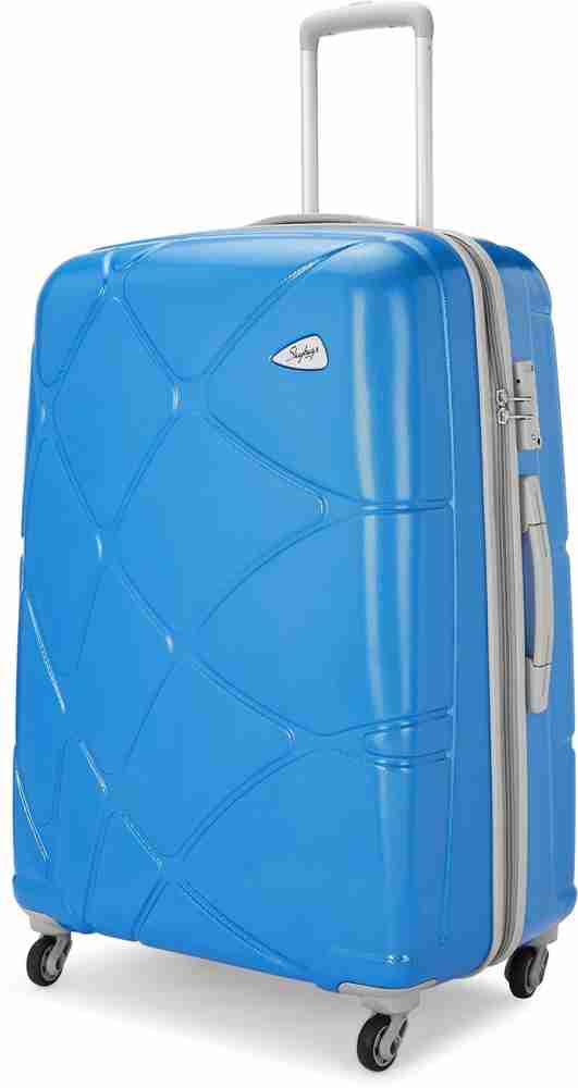 SKYBAGS OSCAR STROLLY 79 360 AST BLUE Check in Suitcase 4 Wheels 33 inch Blue Price in India Flipkart