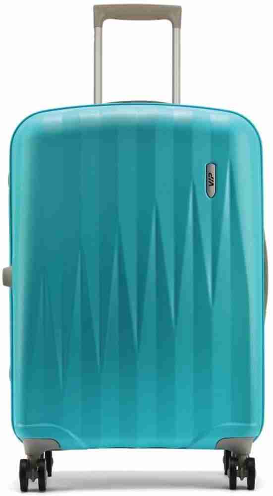VIP ZAPPER DLX STROLLY 55 360 AST BLUE Cabin Suitcase 4 Wheels 23 inch Blue Price in India Flipkart