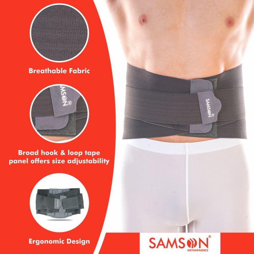 STAMIO Lumbo Sacral Belt (Medium (32-36) inches) for Men & Women