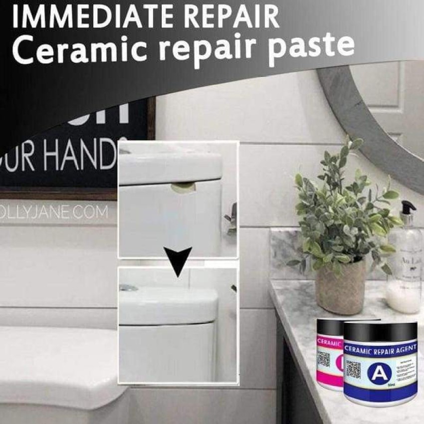 Tomex ceramic repair agent  A&B Set Strong Adhesive Glue Non