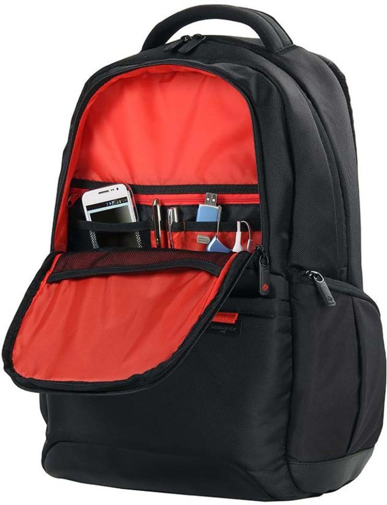 Polyester Samsonite Ikonn Eco Laptop Backpack Black, Number Of