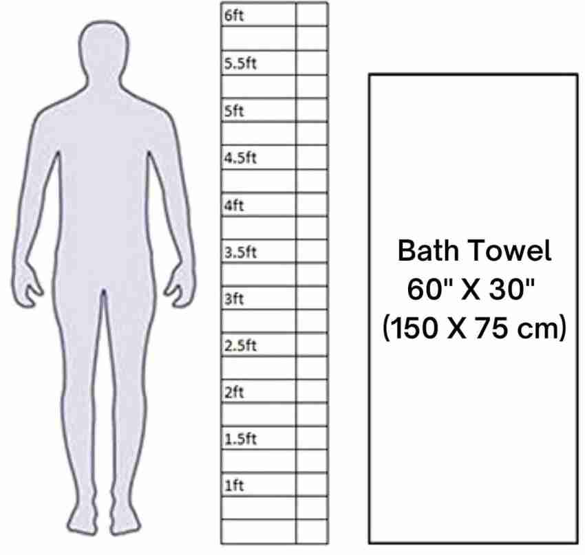 Beach towel size discount chart