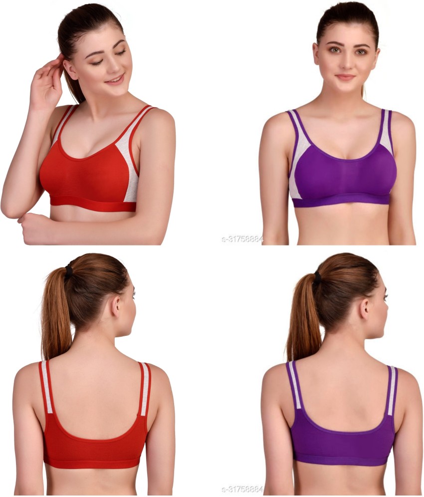 FASHA COMBO-2-SPB-SPORTS-BRA Women Sports Non Padded Bra - Buy FASHA COMBO-2 -SPB-SPORTS-BRA Women Sports Non Padded Bra Online at Best Prices in India