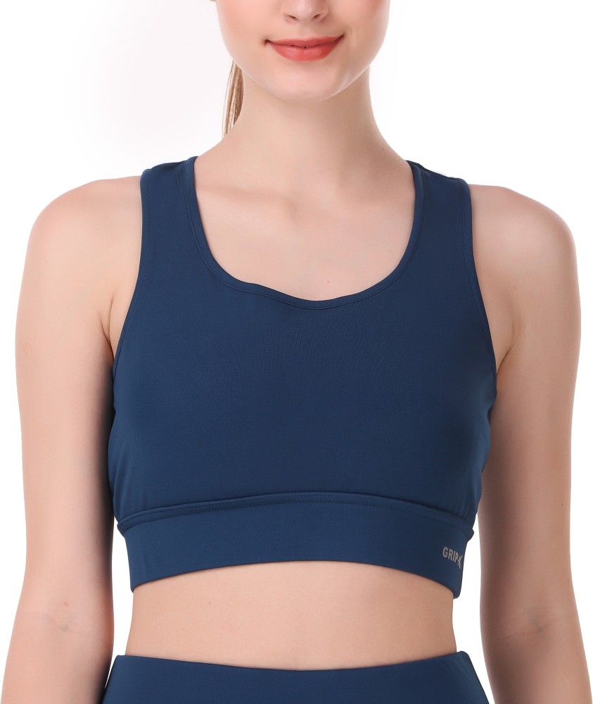 Shockproof Sports Bras for Women, High Impact Sports Bras Plus Size,  Breathable Back, Running Gym Training Bra (Color : Blue, Size : X-Large)