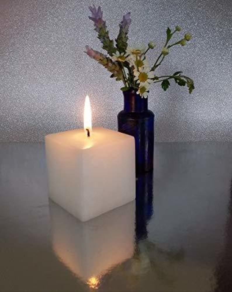 Square pillar candles top