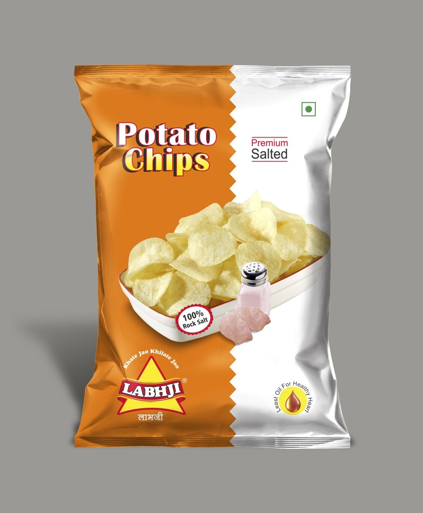 FreshoCartz Crispy and Crunchy Salted Potato Chips, Aloo Chips