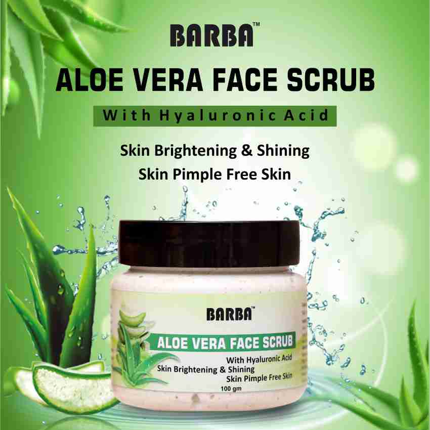 BARBA Aloe Vera Skin Brightening Shining Face Scrub Price in