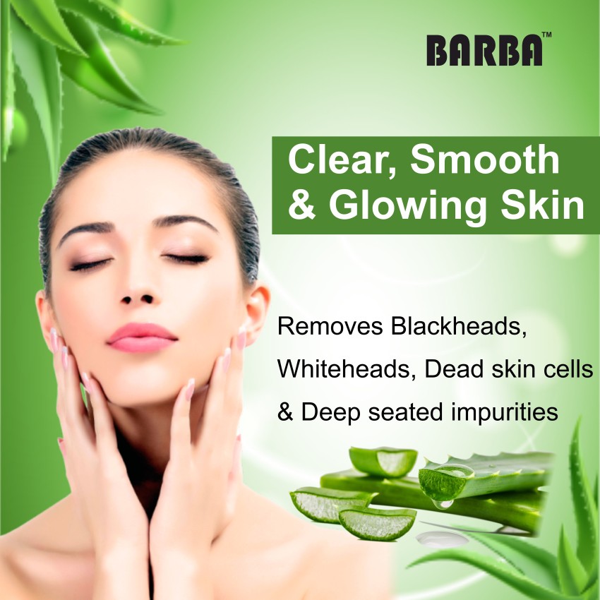 BARBA Aloe Vera Skin Brightening Shining Face Scrub Price in