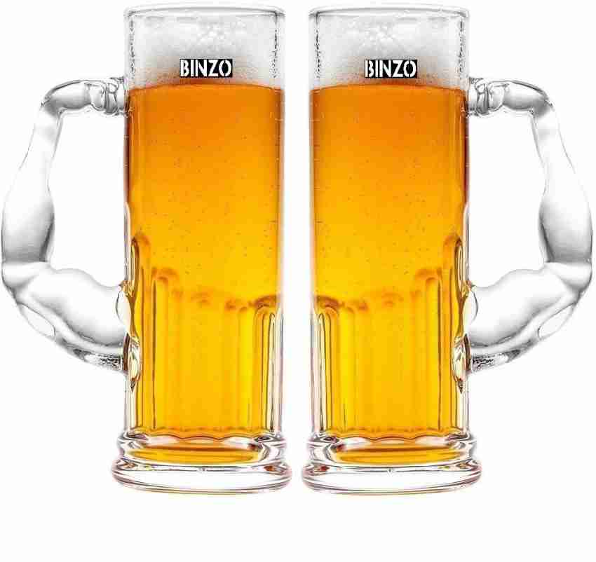 BINZO Beer Mug - Big Ultra Large Mugs For Beers, Liquor Glass Set Beer Mug  Price in India - Buy BINZO Beer Mug - Big Ultra Large Mugs For Beers,  Liquor Glass