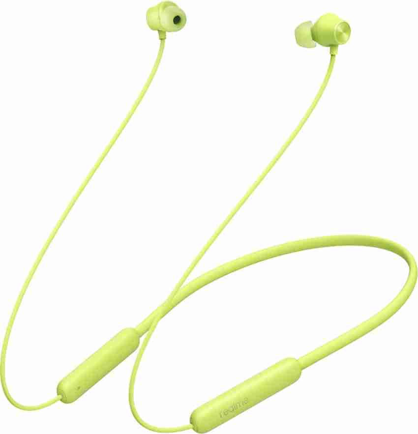 Realme best sale earphones yellow