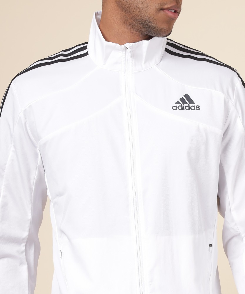 Jacket hot sale adidas white