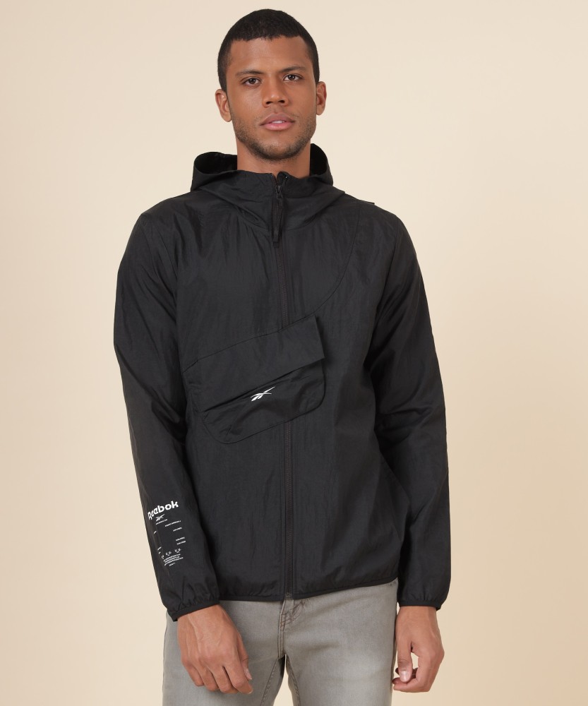 Reebok full sleeve solid men's sales jacket