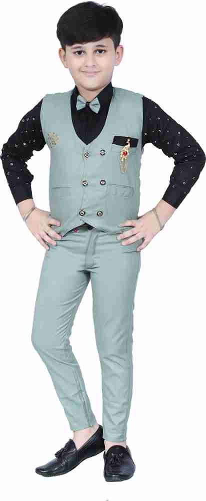 Prabhuratan Boys Festive Party Shirt Waistcoat and Pant Set Price in India Buy Prabhuratan Boys Festive Party Shirt Waistcoat and Pant Set online at Flipkart