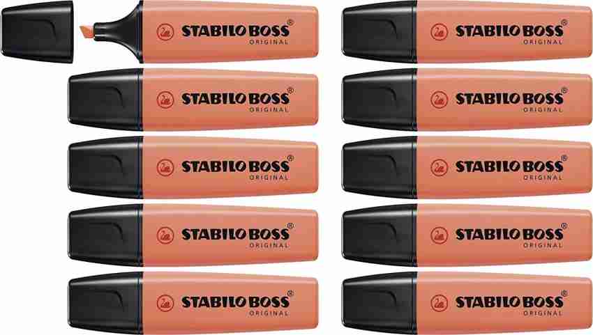 STABILO Highlighter - Swing Cool Pastel - Pack of 10 - Mellow Coral Red