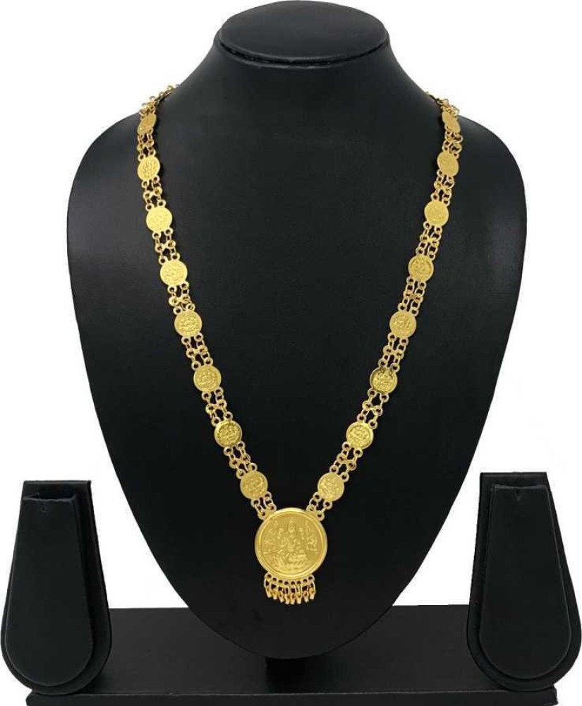 LushMout 1 Gm 22K Gold Polished Necklace Set For Girls & Women Cubic  Zirconia Gold-plated Plated Brass, Copper, Dori, Alloy Chain Price in India  - Buy LushMout 1 Gm 22K Gold Polished