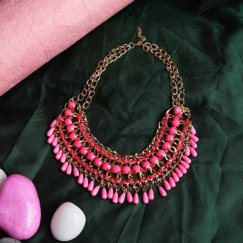 Neon pink store jewelry