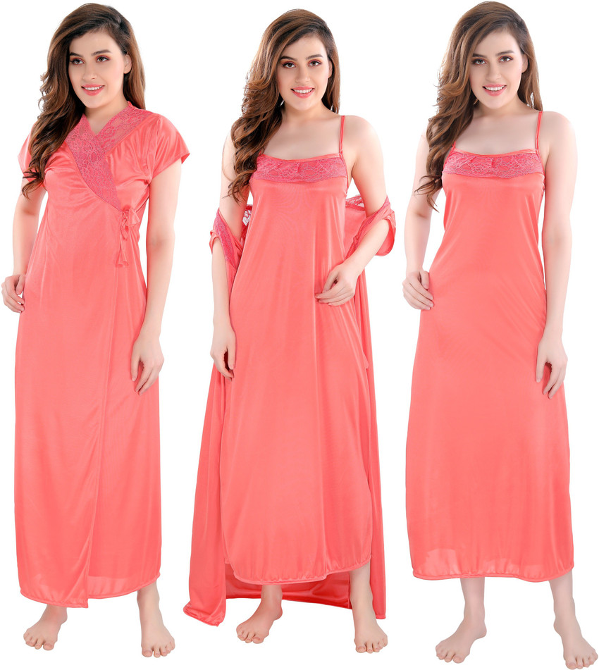 TUCUTE Women Nighty with Robe Buy TUCUTE Women Nighty with Robe Online at Best Prices in India Flipkart
