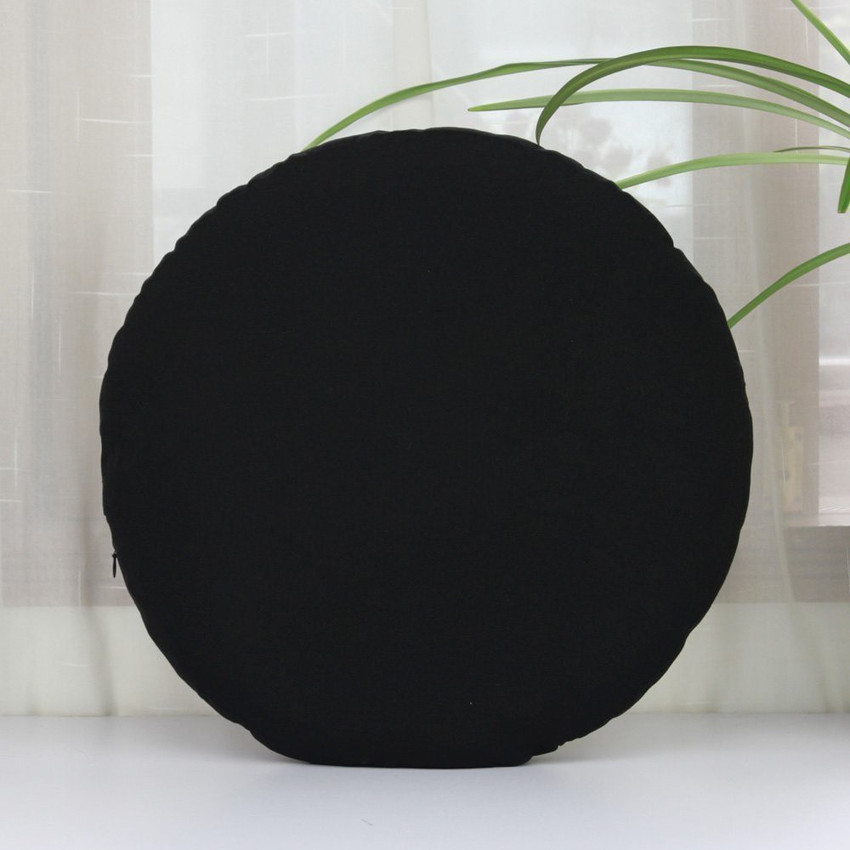 Black circle sale pillow
