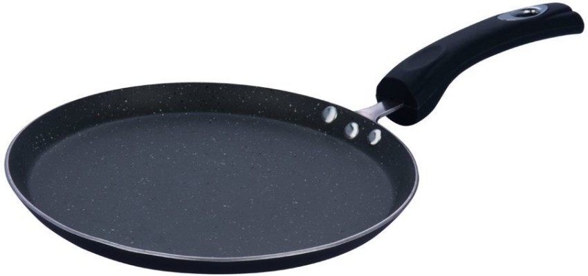 Vinod Cookware Nonstick Induction Dosa Tawa 25cm, Black