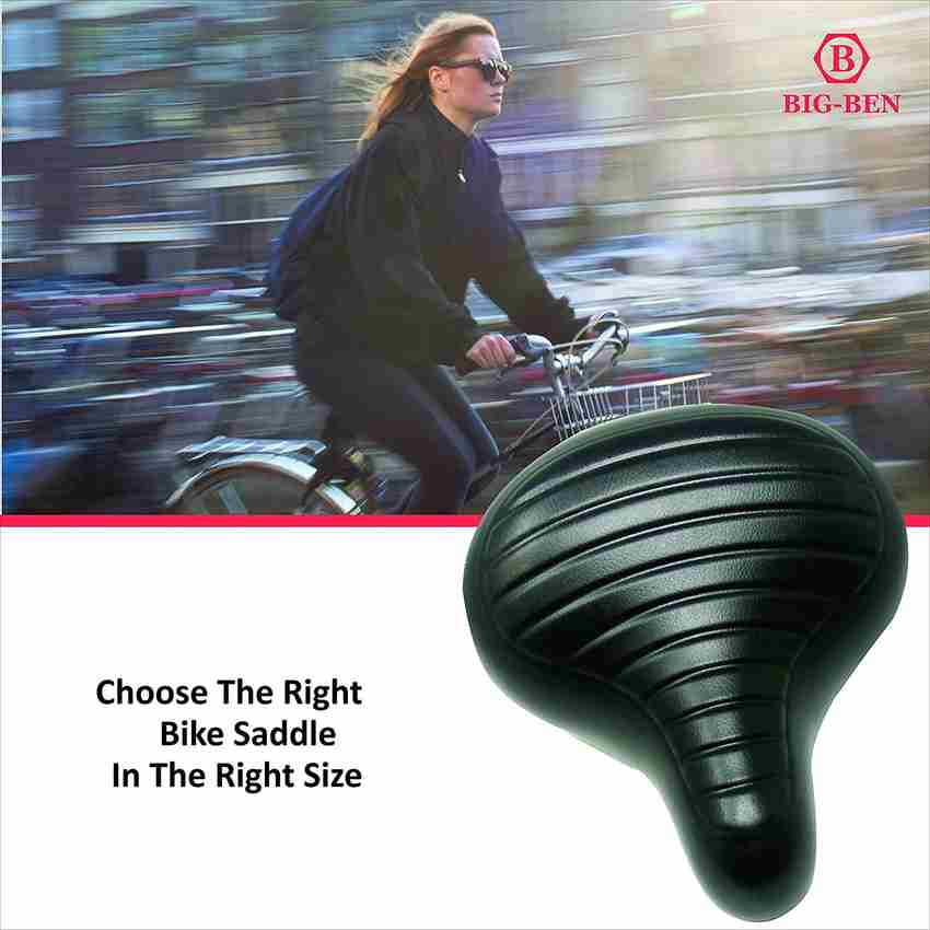 Big comfortable top bicycle seats