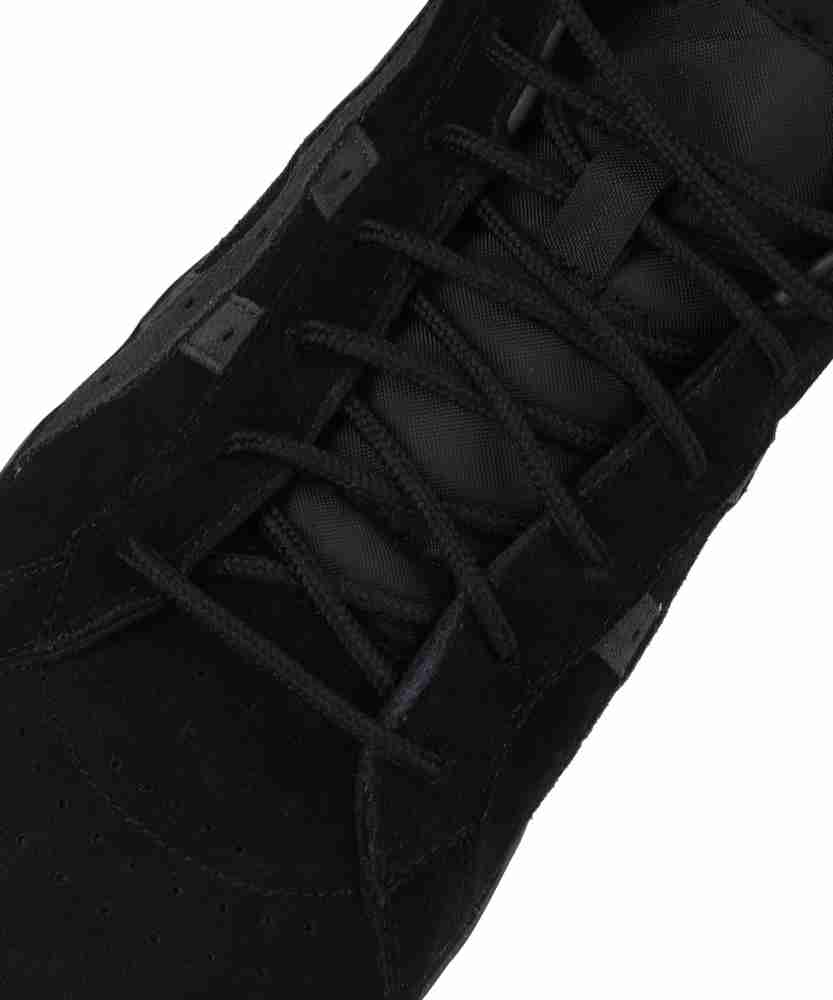 Black asics outlet high top