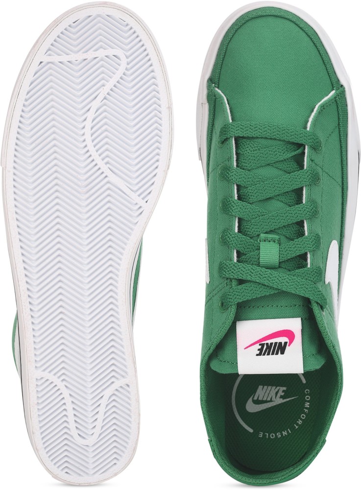 Nike green sale canvas shoes