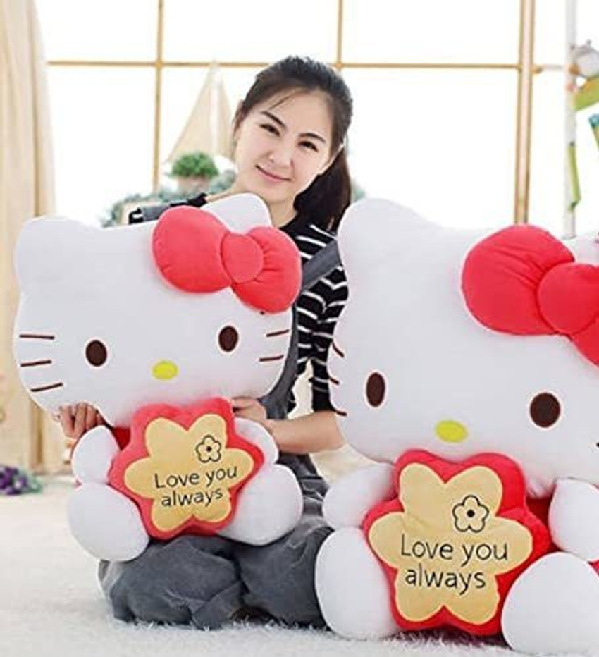 Hello Kitty Plush Toys, Cute Soft Doll Toys, Birthday Gifts for Girls  (30CM, Pink A)