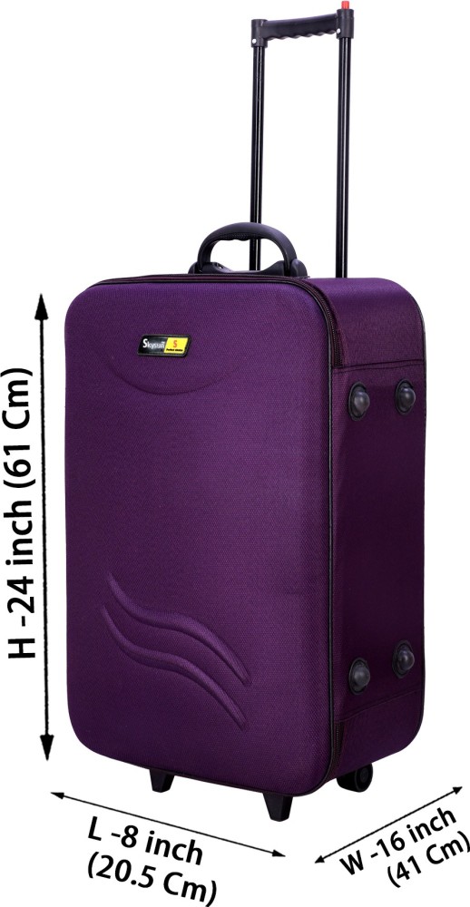 Purple and Grey Ukana Polyester Complimentary Travel Bag, Size/Dimension:  24x10 Inch (lxw)