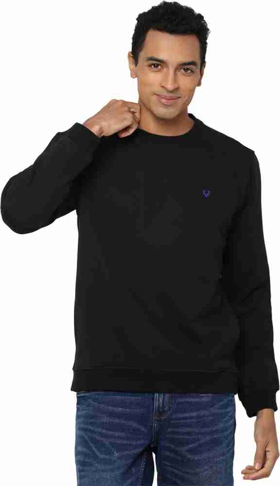 Allen solly 2024 black sweatshirt