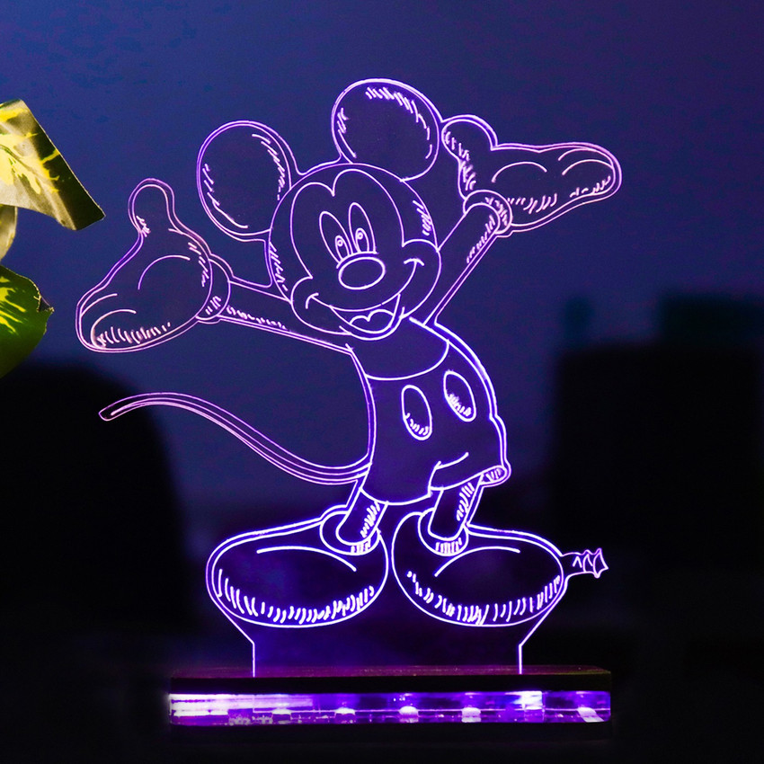 StarLaser 3D Cute Mickey Mouse Night lamp for Kids 16 Color Changing Light with Remote Control Gift for Birthday Table Lamp Price in India Buy StarLaser 3D Cute Mickey Mouse Night
