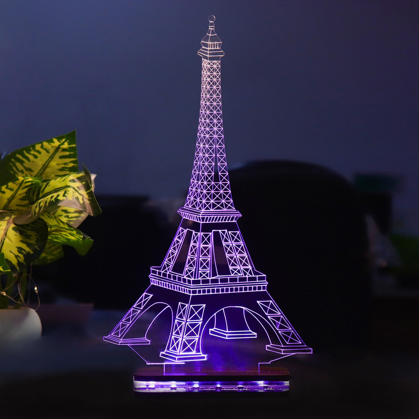 Eiffel top tower lamps