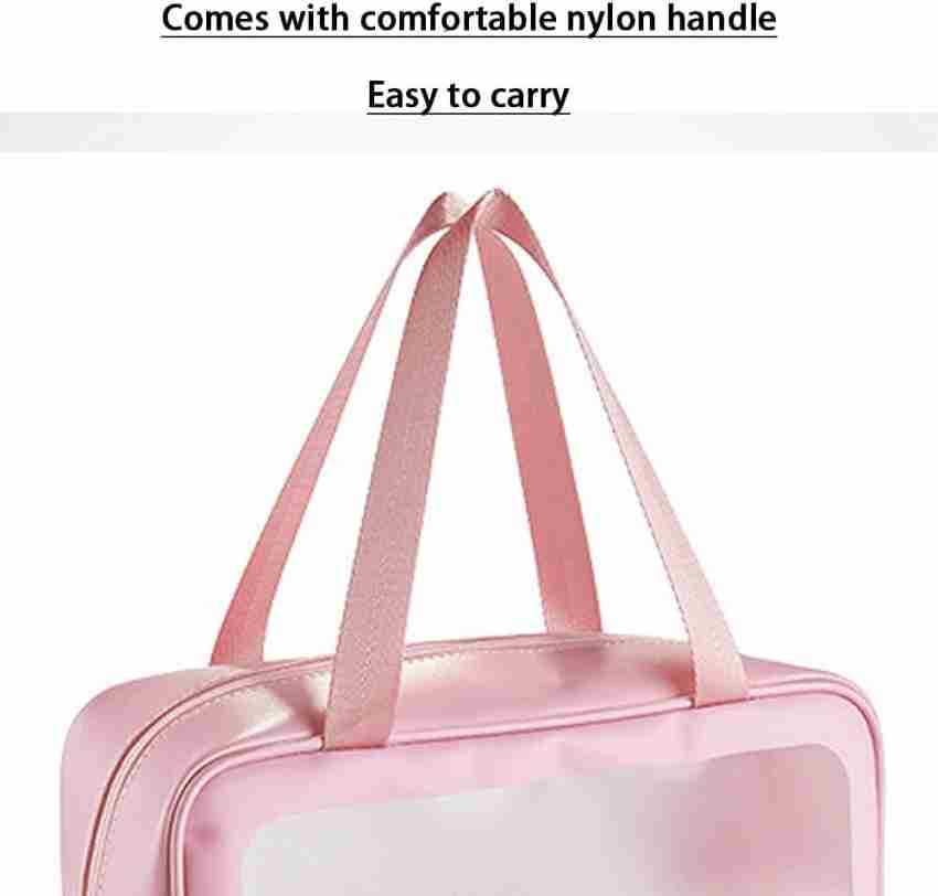 Women Wash Bag Portable PVC Transparent Waterproof Make Up Bag