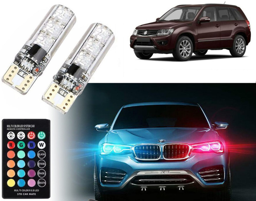 Selifaur Multicolor T10 LED Light Car Interior Fancy Light