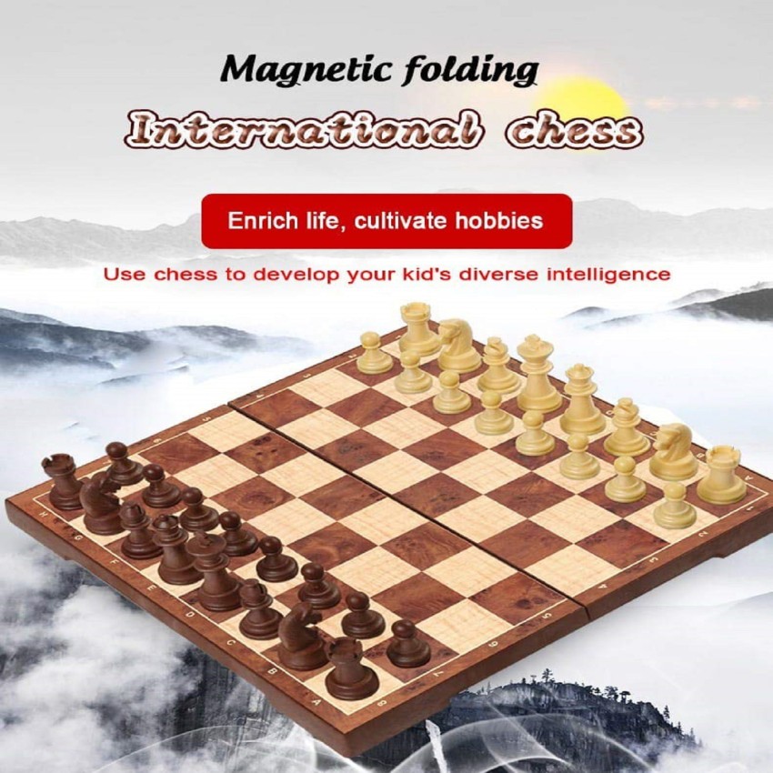 Folding Magnetic International Chess Magnetic International Chess