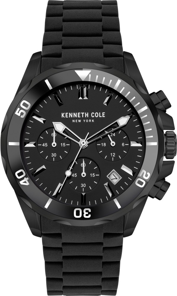 Buy Online Kenneth Cole Black Dial Analog Mechanical Hand Wound