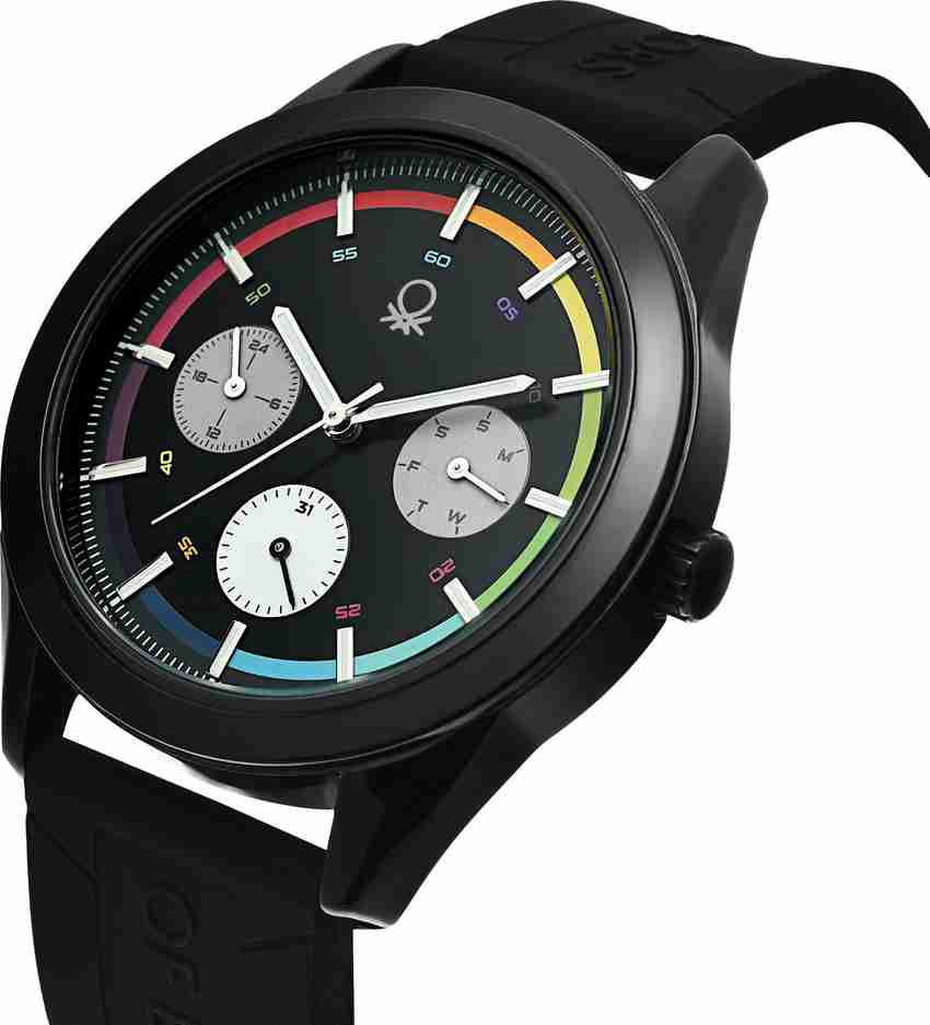 United colors of benetton watches stainless steel black store