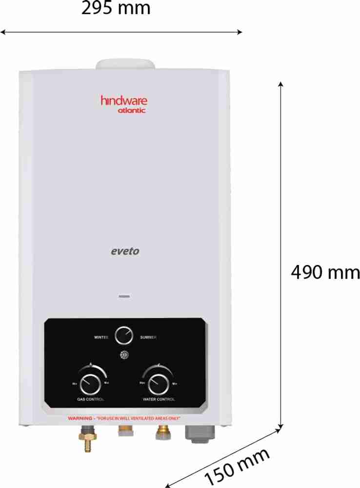 Hindware Atlantic 6 L Gas Water Geyser (Amelio, White) Price in India - Buy  Hindware Atlantic 6 L Gas Water Geyser (Amelio, White) online at  Flipkart.com