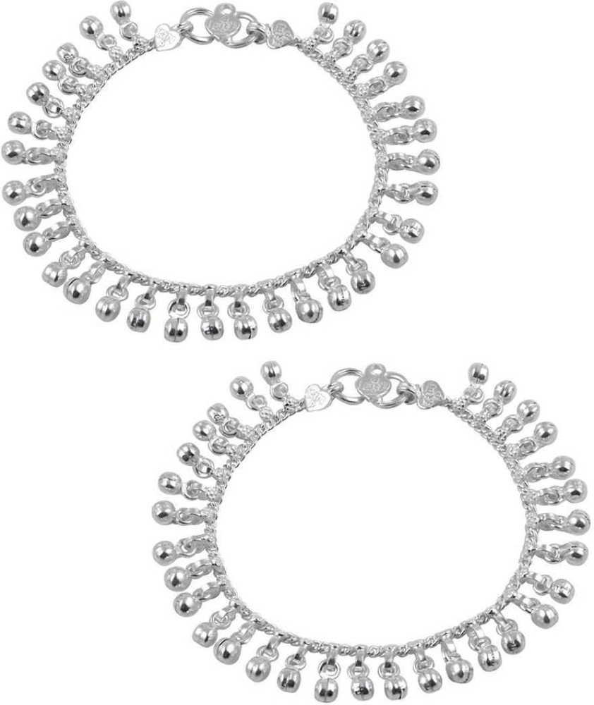 Flipkart silver anklets shop