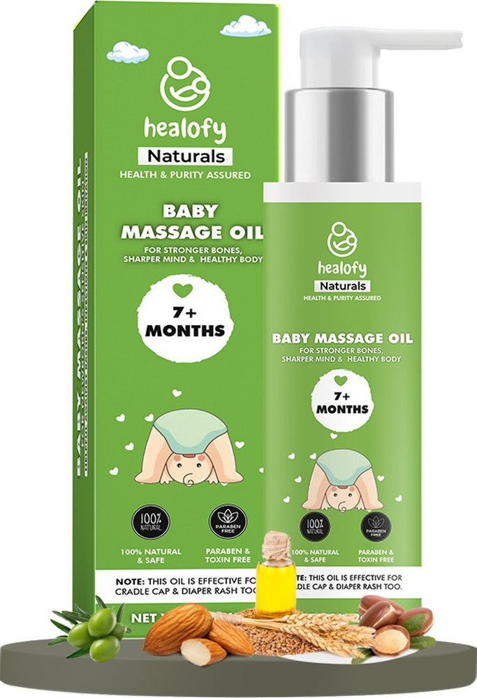 Oil massage for 3 months baby discount