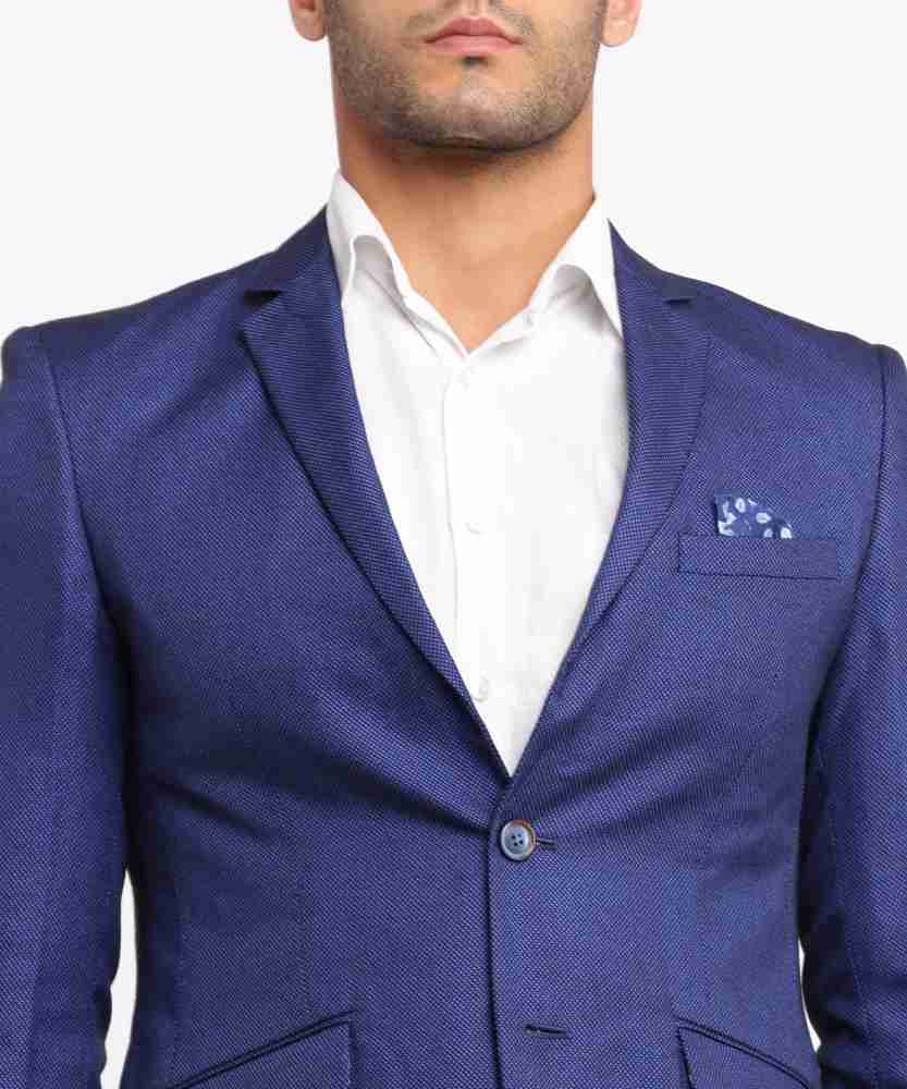 Next Look Solid Single Breasted Formal Men Blazer - Buy Next Look