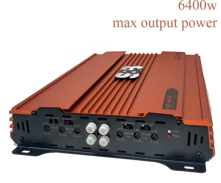13-HI-13 4 CHANNEL high efficiency power amplifier 6400 MAX OUTPUT