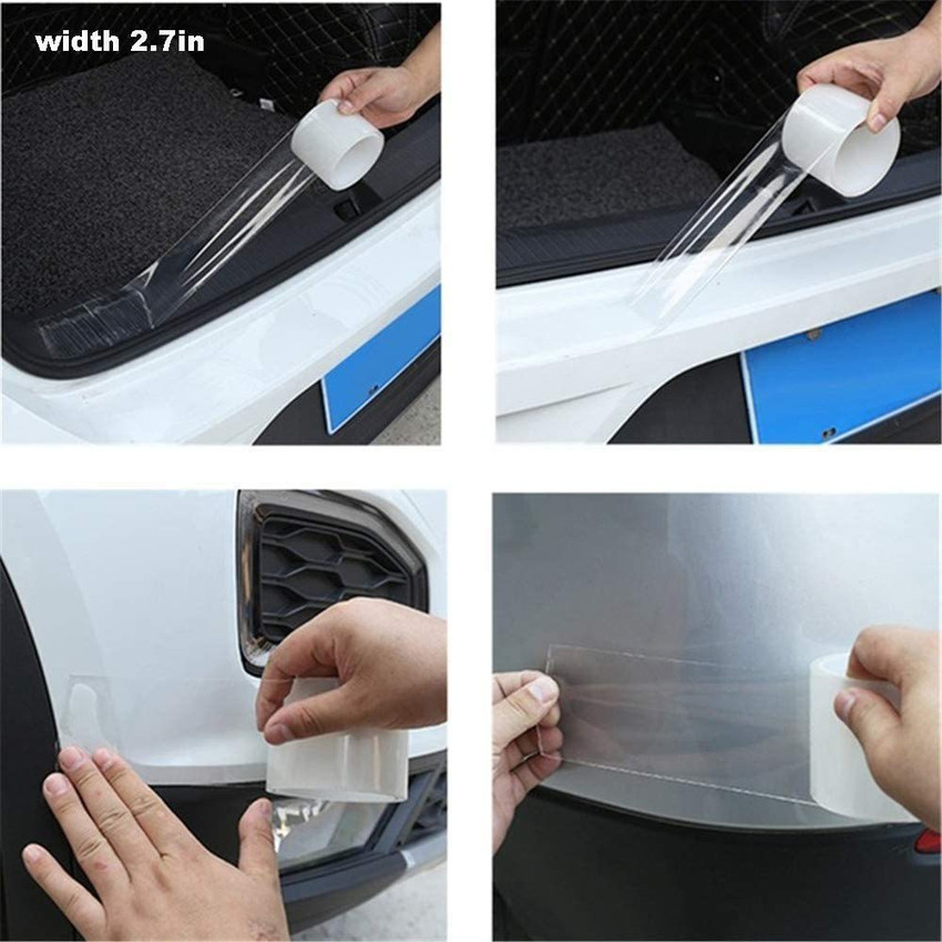 XZRTZ Car Door Guard Sill Protector Car Door Edge Guards Clear