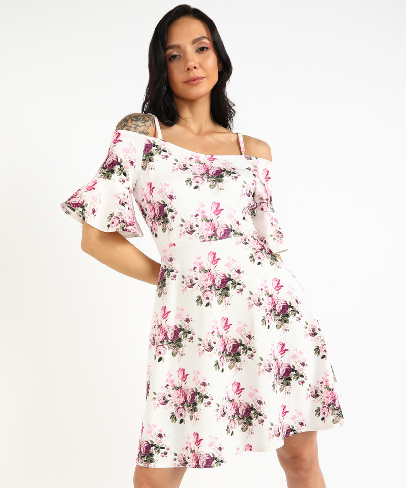 Cover Story Women Skater Multicolor Dress Buy Cover Story Women Skater Multicolor Dress Online at Best Prices in India Flipkart