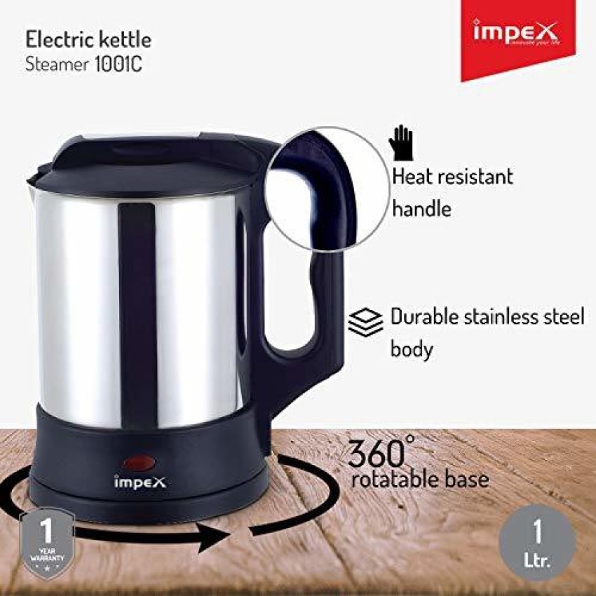 Using electric kettle as a steamer