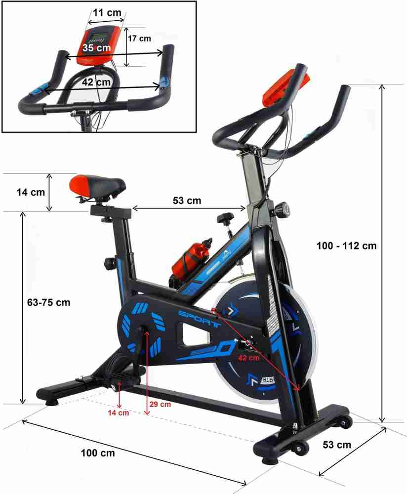 Exercise bike monitor best sale