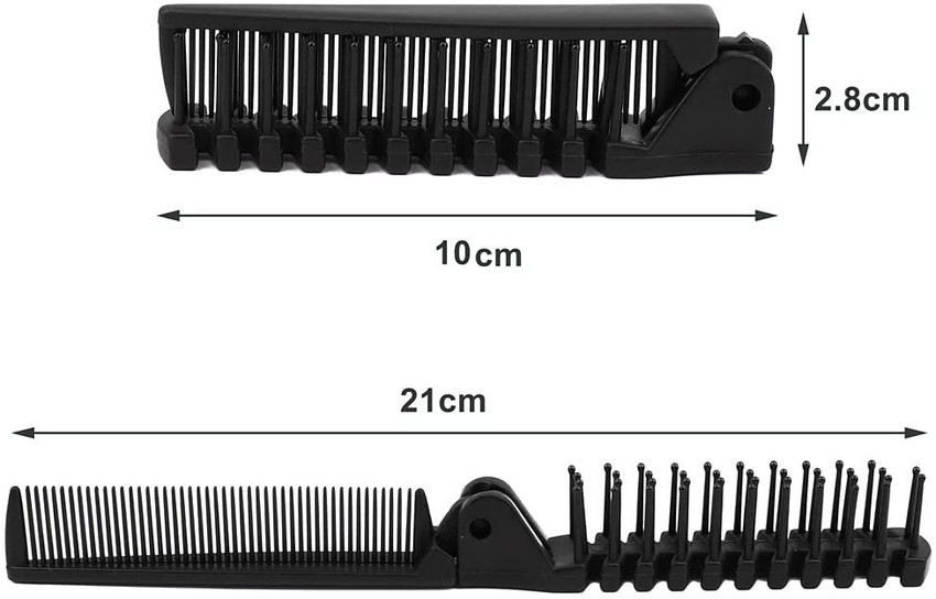 MYYNTI 2 in 1 Hair Comb and Hair Brush Pocket Hair Comb Portable