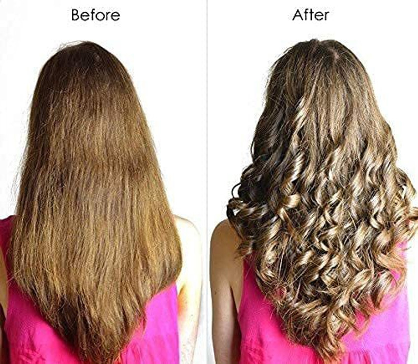 Curls using store hair straightener