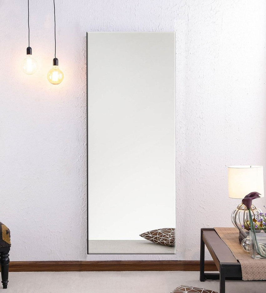 Glass sales wall mirror